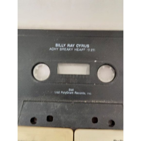 Billy Ray Cyrus Cassette Single Garth Brooks No Fences & Dolly Parton Cassettes - Picture 2 of 7